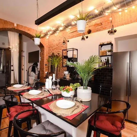 Loft8 Wonderful Industrial Loft In Turin Apartment Exterior photo